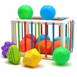 WOOPIE BABY Fleksibel Sanse-Kube med Former  13 dele (fra 12 mneder)