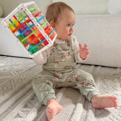 WOOPIE BABY Fleksibel Sanse-Kube med Former  13 dele (fra 12 mneder)