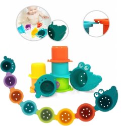 Woopie Baby Badelegetj  Krokodille Kopper (fra 12 mneder)