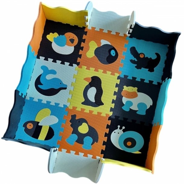 WOOPIE Baby Skummtte  Farverigt Puslespil og Legehegn