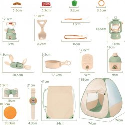 WOOPIE Naturforsker St XXL  Camping &amp; Eventyr, 15 dele