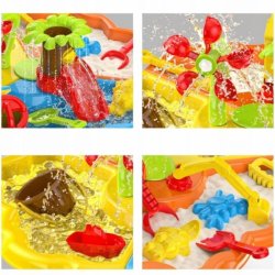 WOOPIE Vand- og Sandbord med Stol  2-i-1 Aktivitetsbord (fra 3 r)