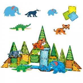 WOOPIE Magnetisk Byggest  Jungle Dyr 3D (45 dele, fra 3 r)