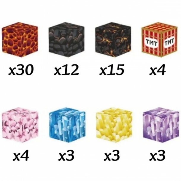 WOOPIE Magnetiske Byggeklodser  Pixels, 74 dele