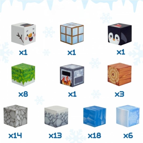 WOOPIE Magnetisk Byggest  Vinterverden, 66 dele