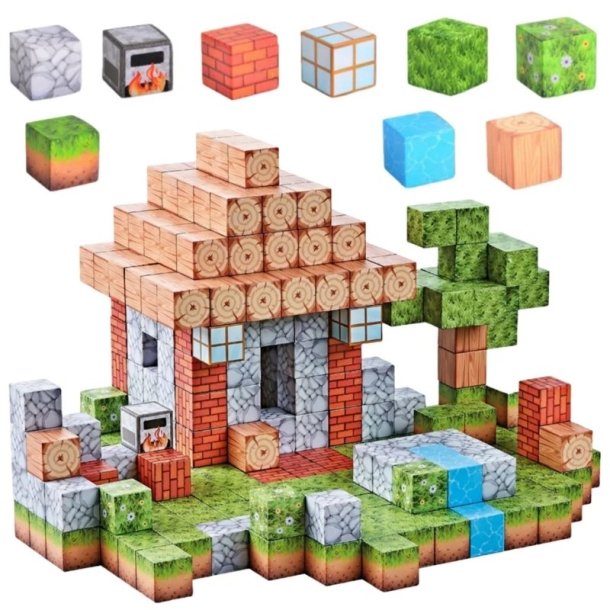 WOOPIE Magnetisk Byggest  108 dele