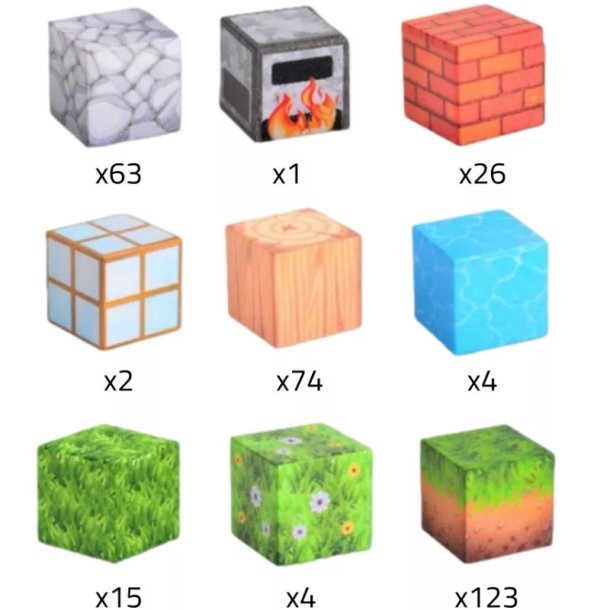 WOOPIE Magnetisk Byggest  108 dele