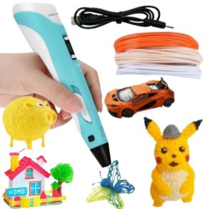 WOOPIE 3D Pen St med LED-display  Kreativ sjov (3 r+)