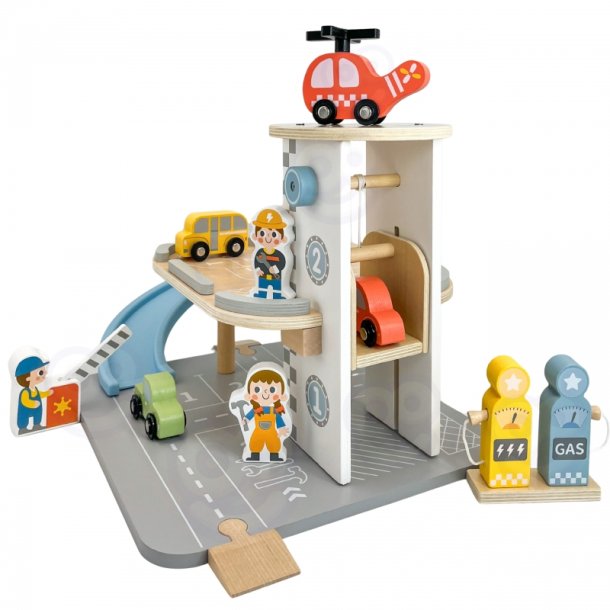 WOOPIE GREEN Trparkeringshus 2 i 1 