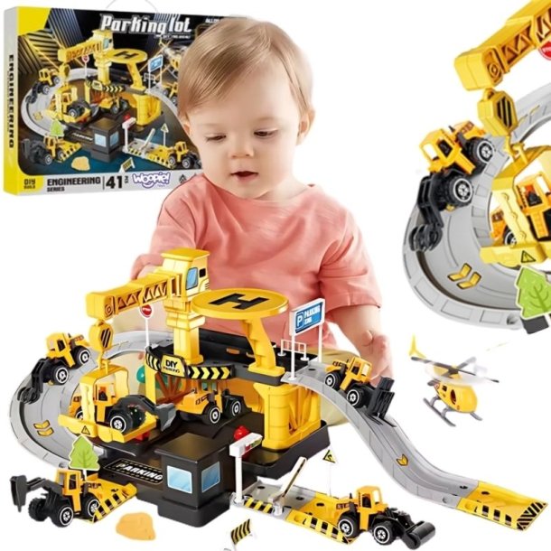 WOOPIE Bygge- og Parkeringsgarage  41 dele