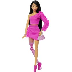 Barbie Deluxe Style - Sorthret med rose p kjolen