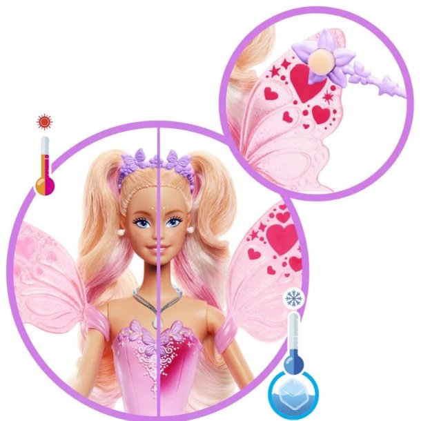 Barbie Color Change Fairy - Lyserd Barbie-fe
