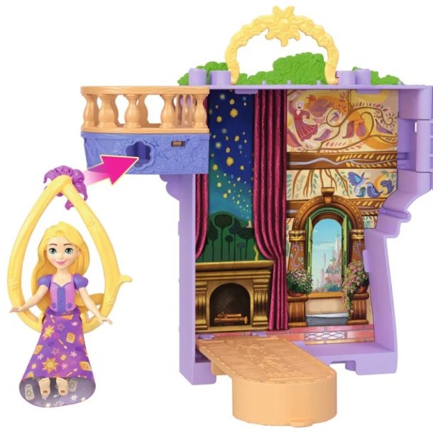 Disney Prinsesse fra "To P Flugt" og Rapunzels trn fra Stacking Castle