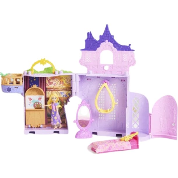 Disney Prinsesse fra "To P Flugt" og Rapunzels trn fra Stacking Castle