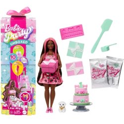 Barbie Party Unboxed Sorthret - Legest med festartikler til fdselsdag
