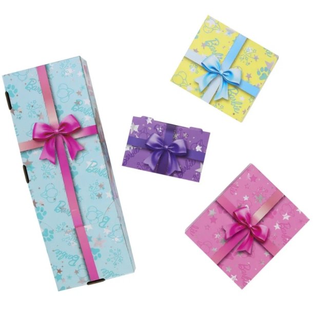 Barbie Party Unboxed Brunette - Legest med festartikler til fdselsdag