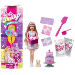 Barbie Party Unboxed Blond - Legest med festartikler til fdselsdag