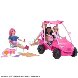 Barbie-Mysterier Beach Buggy Bil