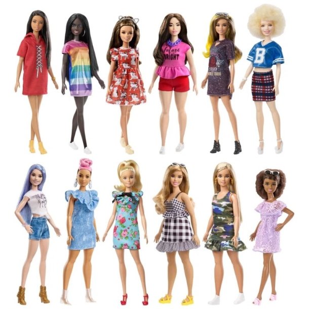 Barbie Fashionista Barbiedukke (Assorteret)