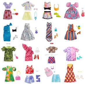 Barbie Modeklder och Accessoarer (Blandade)
