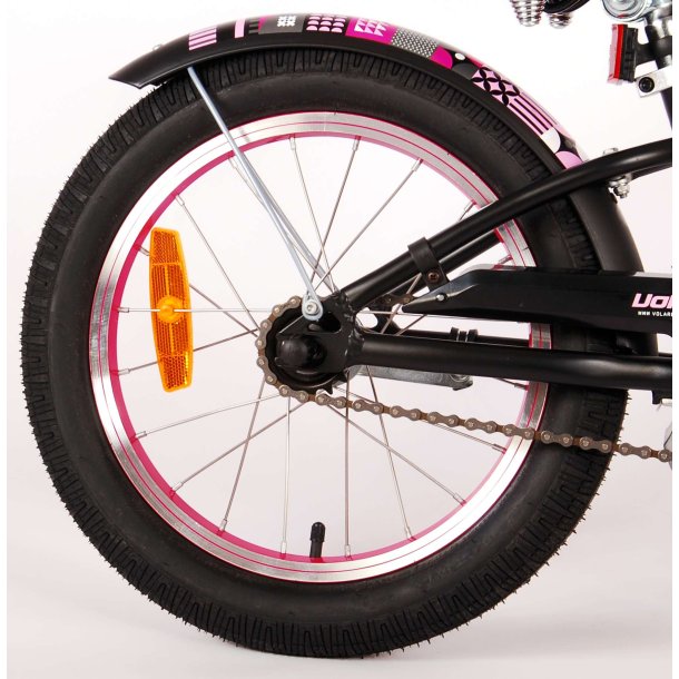 Volare Miracle Cruiser 16&Prime; B�rnecykel &ndash; Mat Sort