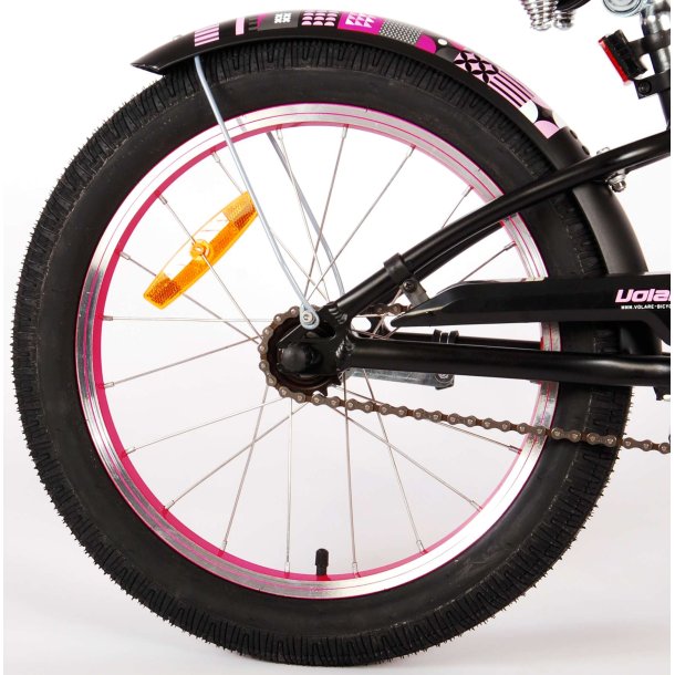 Volare Miracle Cruiser 18&Prime; B�rnecykel &ndash; Mat Sort