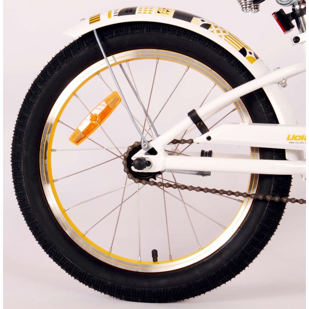 Volare Miracle Cruiser 18&Prime; B�rnecykel &ndash; Hvid