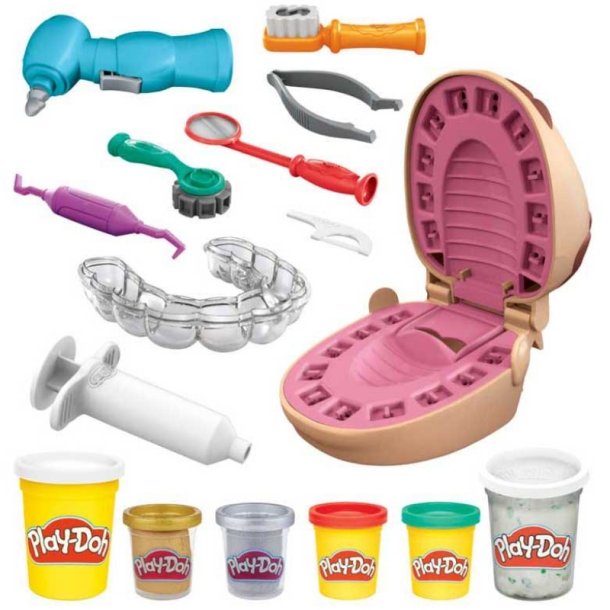 Play-Doh "Drill n Fill Dentist" - Tandlge med Modellervoks