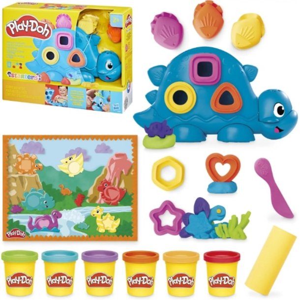 Play-Doh Dino Former og Farver - Startpakke med Modellervoks