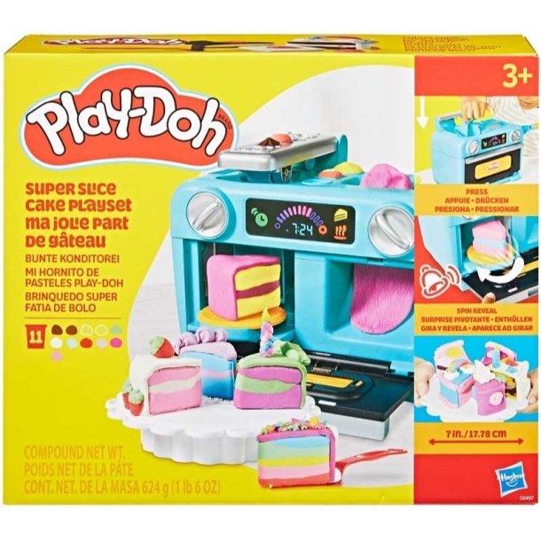 Play-Doh Kage af Modellervoks med Legeovn