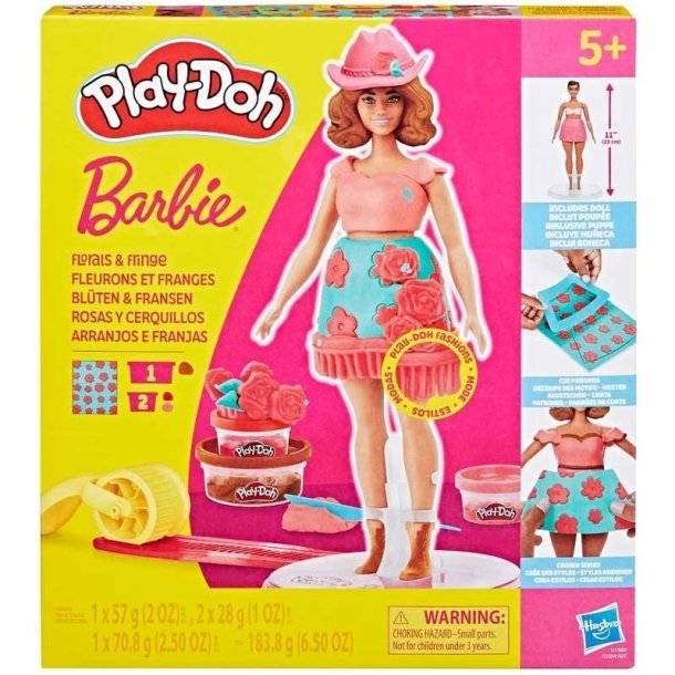 Play-Doh Barbie Designer Dukker med Modellervoks (Assorteret)