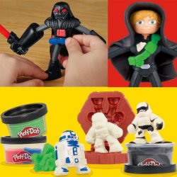 Play-Doh Star Wars Byg &amp; Skr Lyssvrd Modellervoksst