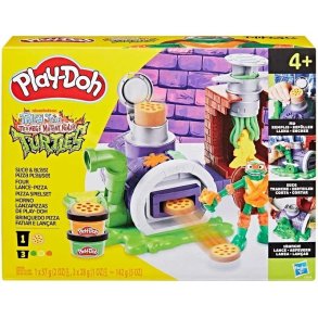 Play-Doh Ninja Turtles Pizza Slice & Blast med Modellera