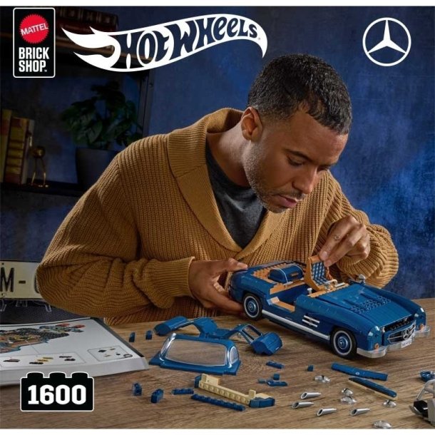 Mattel Brick Shop Hot Wheels Mercedes-Benz 300 SL