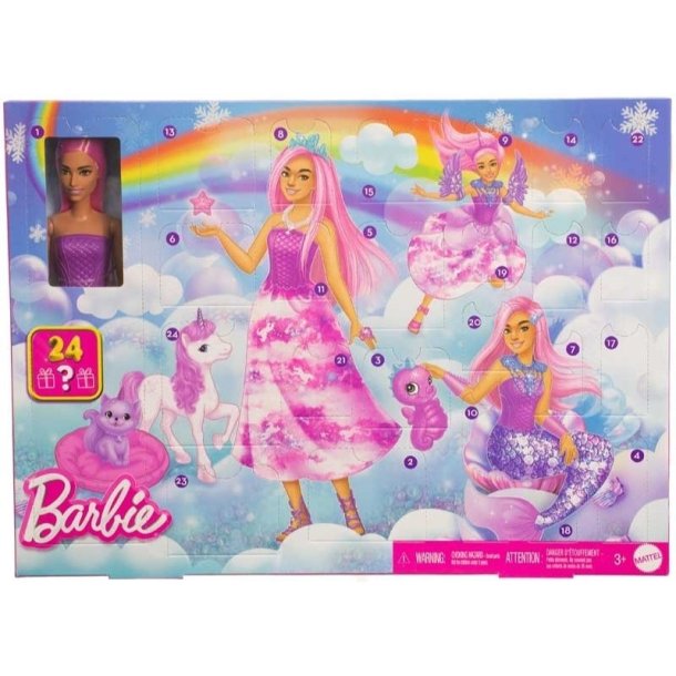 Barbie Julekalender  Magisk Eventyrtema