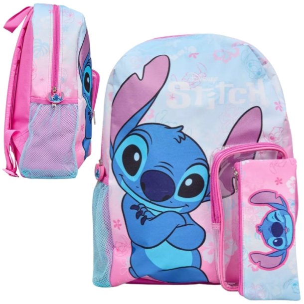 Disney Stitch Surf Rygsk med Penalhus