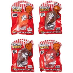 Giggle Tastic Disco Drumsticks - Legetj formet som kyllingelr (Assorteret)