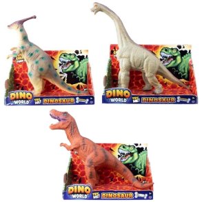 Dinosaur 40 cm med lyd (Assorteret)