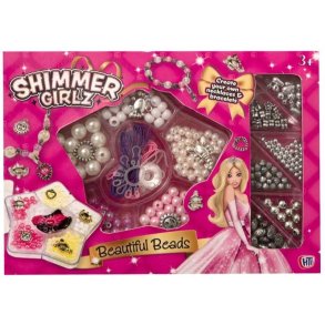 Smukke Assorterede Perler fra Shimmer Girlz - DIY Smykkest