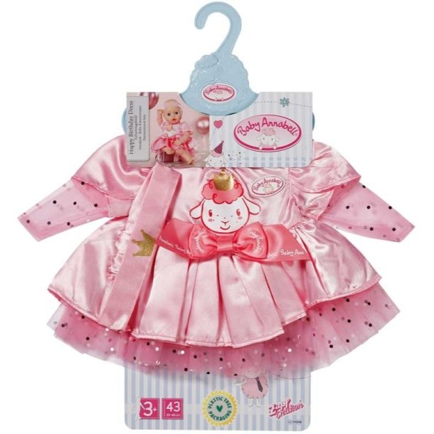 Baby Annabell  Fdselsdagskjole 43 cm