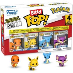Funko Bitty Pop: Pokmon  Charmander, Jolteon, Lapras &amp; Rattata 4-Pack