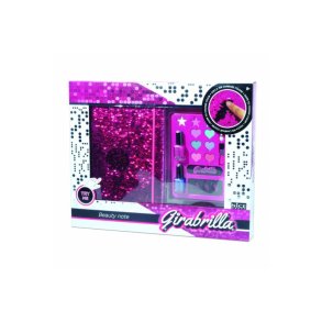 Girabrilla Beauty Notesbog med Makeup og Pailletter - 6+ �r
