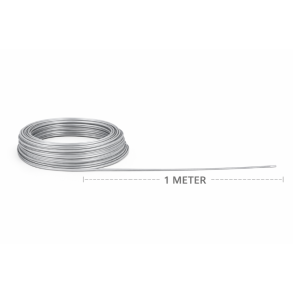 Filament til 3D-pen - Transparent - Light Grey - Meter m�l