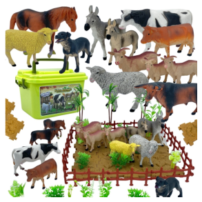 Grddyr st med kuffert, 57 dele