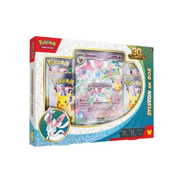 Pok�mon TCG: 30th Celebration ex Box � Sylveon ex / Greninja ex Forudbestilling