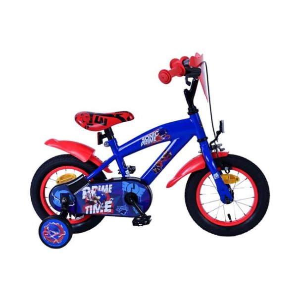 Turbo Crew 12&Prime; B�rnecykel &ndash; Bl�/R�d