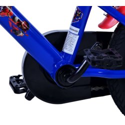 Turbo Crew 12&Prime; B�rnecykel &ndash; Bl�/R�d
