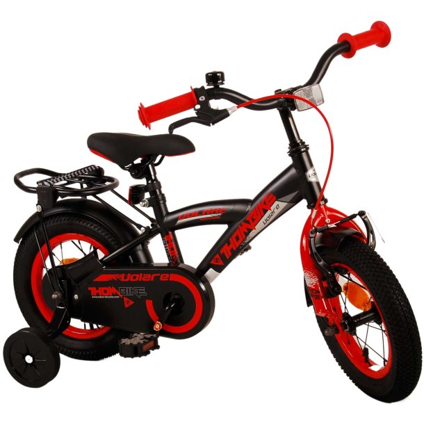 Volare Thombike 12&Prime; B�rnecykel &ndash; Sort/R�d