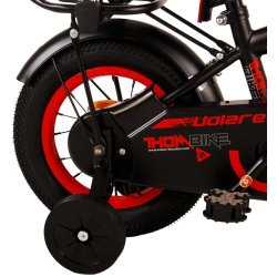 Volare Thombike 12&Prime; B�rnecykel &ndash; Sort/R�d