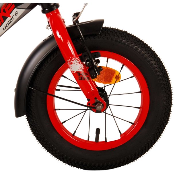 Volare Thombike 12&Prime; B�rnecykel &ndash; Sort/R�d